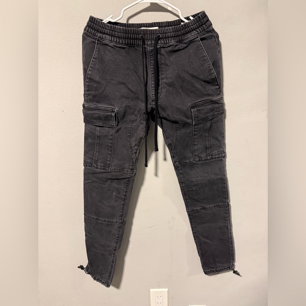PacSun Charcoal Cargo Jogger Pants